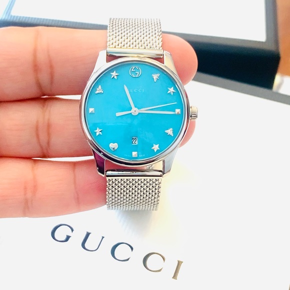 ❤️Authentic Gucci mother of Pearl watch ❤️ - Picture 7 of 8